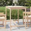 vidaXL Garden Table Natural pine Solid pine wood Small Durable