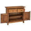 vidaXL Sideboard Brown Solid mahogany wood Medium Sideboard
