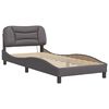vidaXL Bed Frame Grey