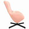vidaXL Egg Chair Pink 24.80 x 28.74 x 35.43 in Fabric