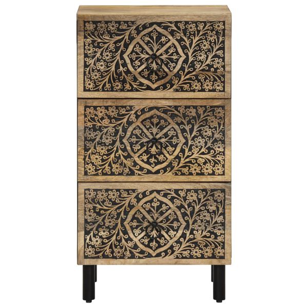 vidaXL Side Cabinet 15.7"x13"x29.5" Solid Wood Mango