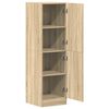 vidaXL Kitchen Cabinet Sonoma oak Engineered wood 51.8H x 15.0W x 16.3D in