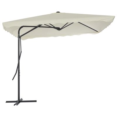 vidaXL Outdoor Parasol with Pole 98.4"x98.4" |