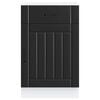 vidaXL Kitchen Base Cabinet Black Engineered Wood Medium