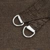 vidaXL Sun Sail Brown High-Density Polyethylene (HDPE) Large Sun Sail