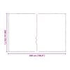 vidaXL Plant Cover Transparent and black Polyethylene, nylon 2 x 16.4 ft
