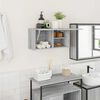 vidaXL Bathroom Wall Cabinet Gray Sonoma Engineered Wood