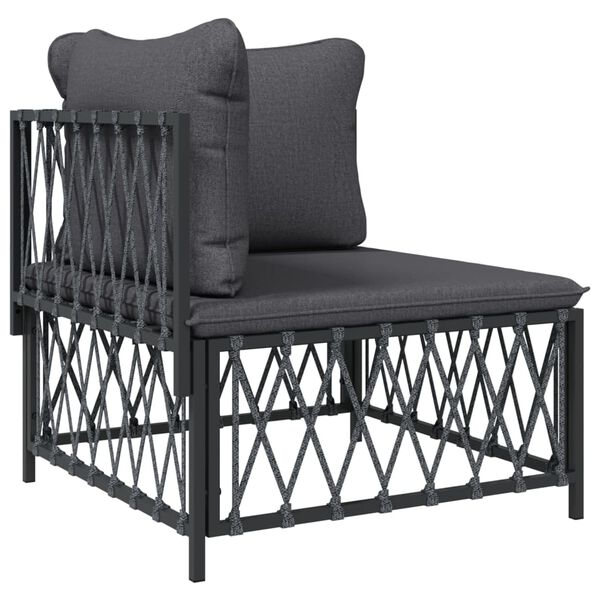 vidaXL Garden Lounge Set Anthracite
