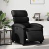 vidaXL Electric Recliner Chair Black Faux leather, Metal, Plywood Standard