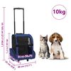 vidaXL Pet Carrier Blue Polyester