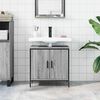 vidaXL Bathroom Sink Cabinet Grey sonoma Engineered wood 23.6x11.8x23.6 in