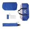 vidaXL Mosquito Tent with Roof Azure Blue 149.61 x 149.61 x 88.58 in