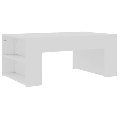 vidaXL Coffee Table White 39.4"x23.6"x16.5" Engineered Wood