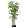 vidaXL Artificial Bamboo Tree Green Bamboo, Textile fiber, Plastic Medium