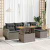 vidaXL Garden Sofa Set Grey