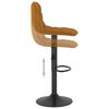 vidaXL Bar Stool Set of 2 Brown