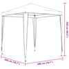 vidaXL Party Tent Green PE (polyethylene) canopy, steel frame 6.6 x 6.6 ft