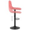vidaXL Bar Stool Set of 2 Pink