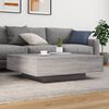 vidaXL Coffee Table Grey sonoma Engineered wood Coffee Table Square