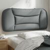 vidaXL Headboard Cushion Light Grey Polyester, PP fiber 31.5 in wide