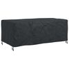 vidaXL Furniture Cover Plain Black 78.74 x 43.31 x 27.56 in 600D