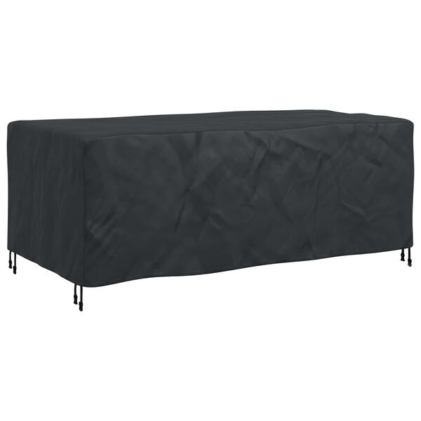 vidaXL Furniture Cover Plain Black 78.74 x 43.31 x 27.56 in 600D