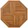 vidaXL Table Top 31.5"x31.5"x1" Octagonal Solid Wood Teak