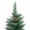 vidaXL Christmas Tree Green PVC 82.7 in Decorative Inlays