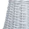 vidaXL Lamp Shade Wicker 15"x9.1" White