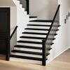 vidaXL Stair Tread Set of 4 Dark Brown Solid oak wood 47.2x11.8x0.8 in
