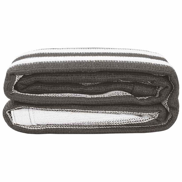 vidaXL Tent Carpet 118.1x196.9" Anthracite and White