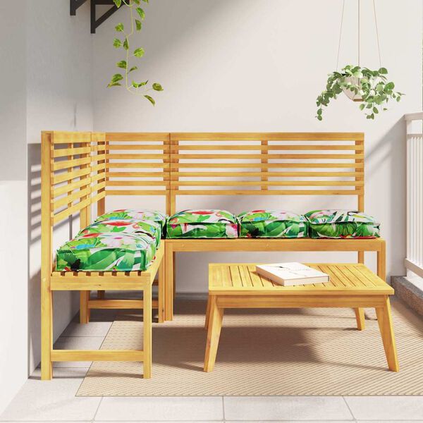 vidaXL Pallet Cushion for suitable for Seat Floral 6 pcs Multicolour