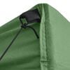 vidaXL Gazebo Green PVC coated polyester, Powder-coated steel Large