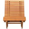 vidaXL Lounger 2 pcs Brown 60.63 x 23.62 x 29.13 in Solid Acacia Wood