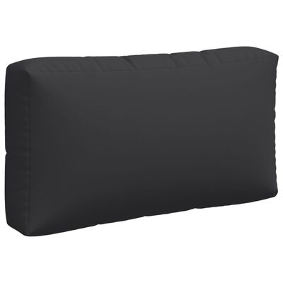 vidaXL Pallet Sofa Cushions 3 pcs Black