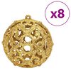 vidaXL Christmas Bauble Set of 100 Gold and Wine Red Polystyrene