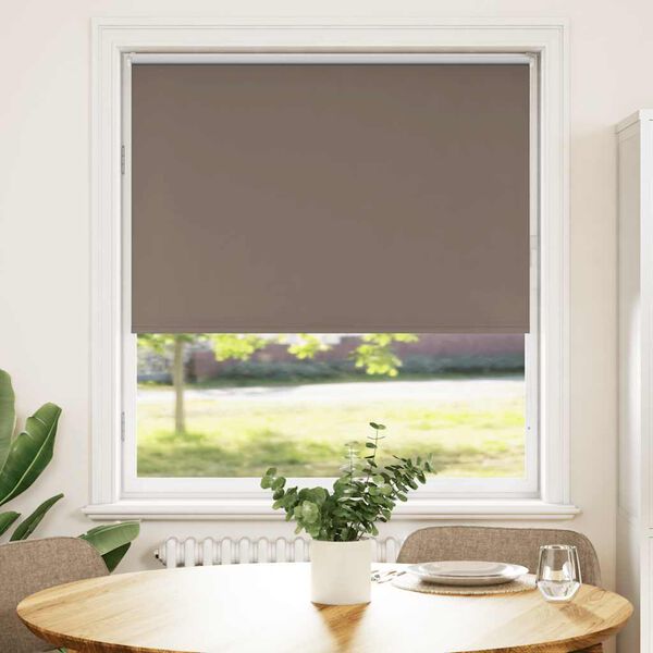 vidaXL Roller Blind Coffee 100% Polyester 41.3x51.2 in