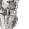 vidaXL Bull Skull Silver 19.29 x 3.94 x 14.17 in Aluminium