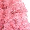 vidaXL Artificial Christmas Tree Pink PVC 59 in