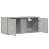 vidaXL TV Wall Cabinet Concrete grey Engineered wood Medium