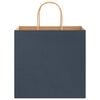 vidaXL Paper Bags 250 pcs with Handles Blue 26x17x25 cm