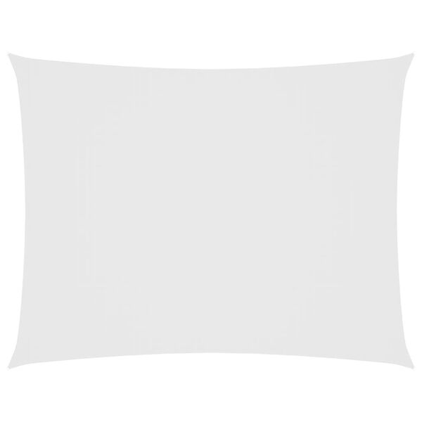 vidaXL Sunshade Sail Oxford Fabric Rectangular 8.2x13.1' White