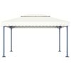 vidaXL Gazebo Cream Aluminum, Steel, Oxford fabric 157.5x118.1 in