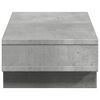 vidaXL Monitor Stand Concrete Grey 19.7x10.6x5.9" Engineered Wood