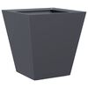 vidaXL Garden Planter Set of 2 Anthracite Cold-rolled steel Medium