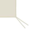 vidaXL Gazebo Sidewall with Windows 19.7'x6.6' Cream
