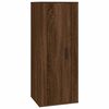vidaXL TV Cabinet Set Set of 3 Brown Oak Engineered Wood Three Piece Set