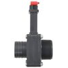 vidaXL Pool Gate Valve Black ABS 1.5 inch hose fittings Durable