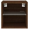 vidaXL TV Wall Cabinet Brown Oak Engineered wood Compact TV Wall Cabinet