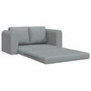 vidaXL Sofa Bed Light gray 148 x 71 x 83 cm fabric